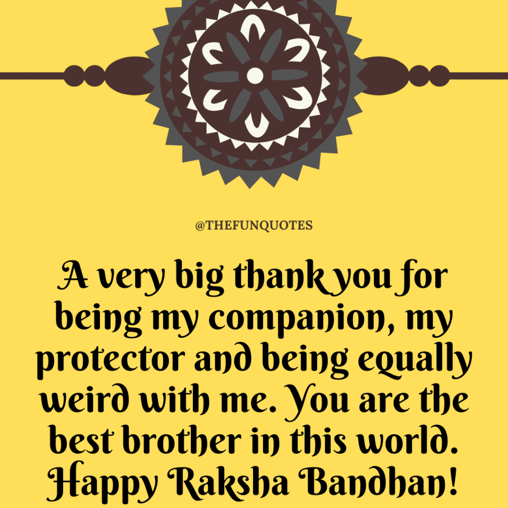 raksha bandhan quotes for brother in hindi