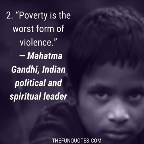 BEST TOP 20 QUOTES ABOUT POVERTY