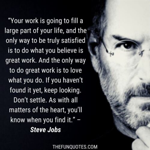 BEST QUOTES OF STEVE JOBS