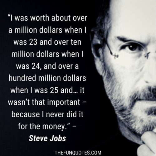 BEST QUOTES OF STEVE JOBS