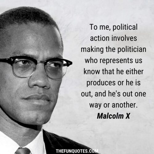 Best Of Malcolm X Quotes With Images - THEFUNQUOTES