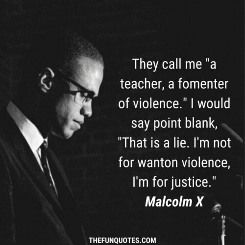 Best Of Malcolm X Quotes With Images - THEFUNQUOTES