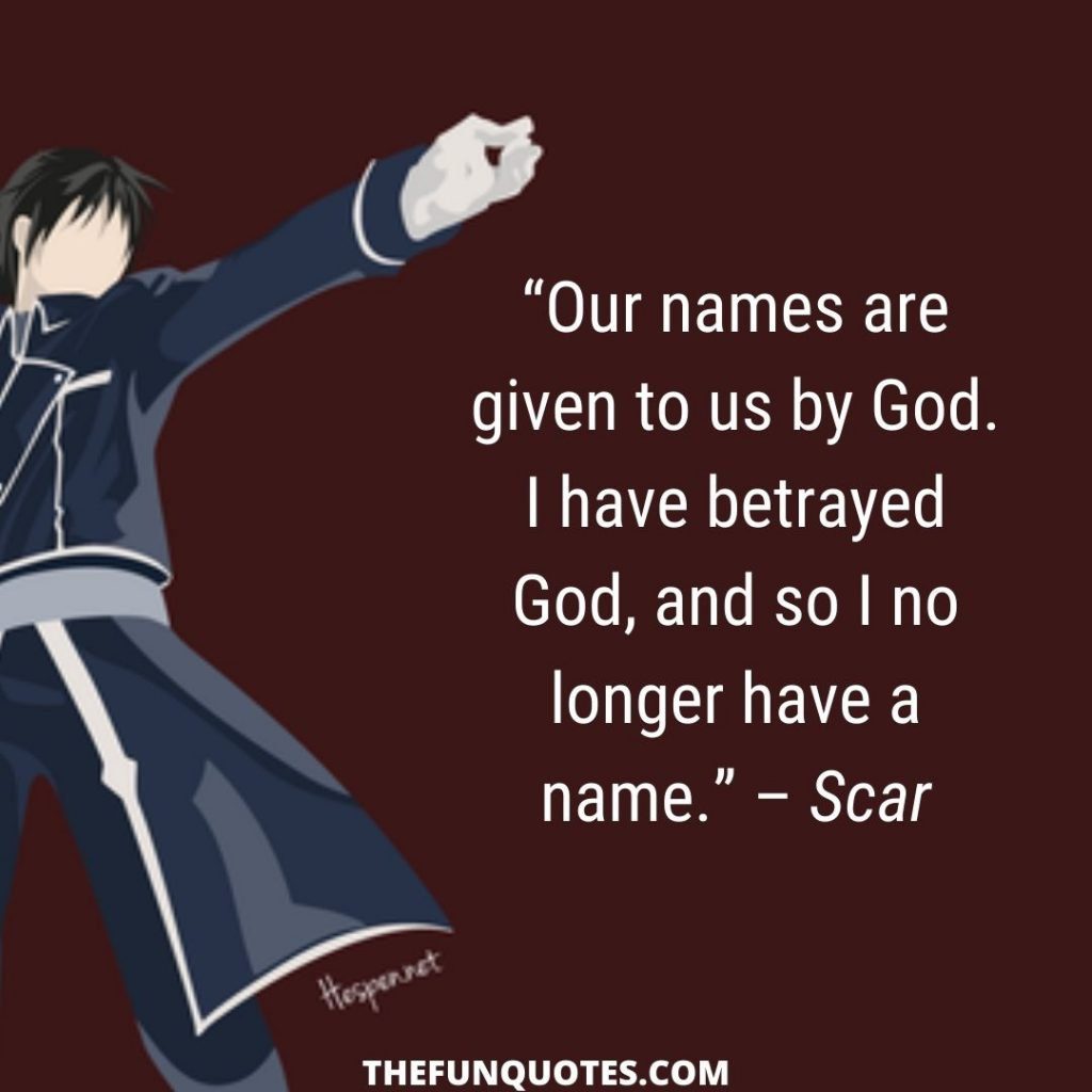 BEST OF ROY MUSTANG QUOTES