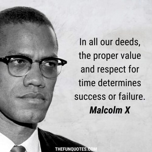 Best Of Malcolm X Quotes With Images - THEFUNQUOTES