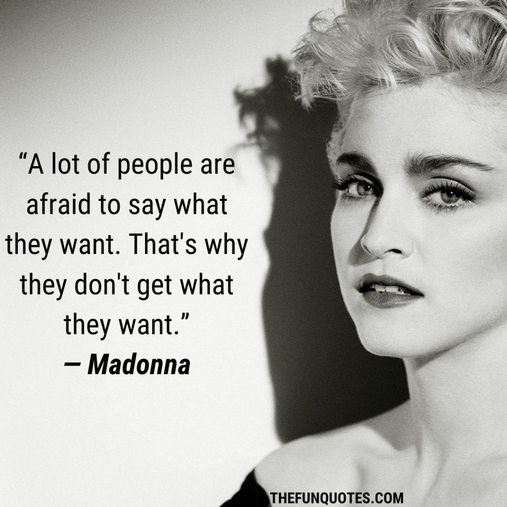 20 Most Inspiring Madonna Quotes 2021