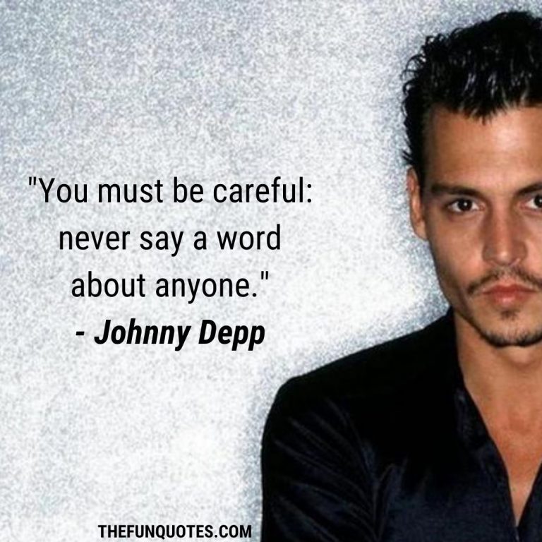 Best Of Johnny Depp Quotes : United States - THEFUNQUOTES