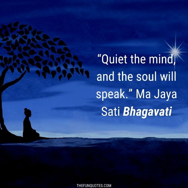 20 Inspirational Quotes On Meditation With Images - THEFUNQUOTES
