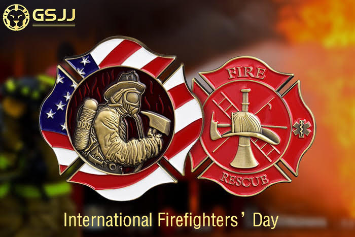 Firefighter Challenge Coins